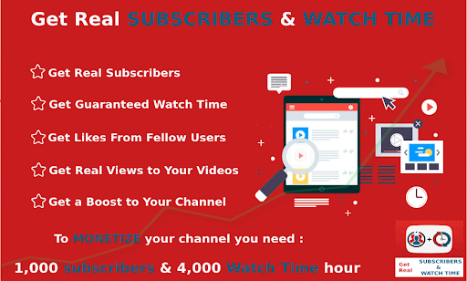 Get Real Subscribers & Views for YouTube App