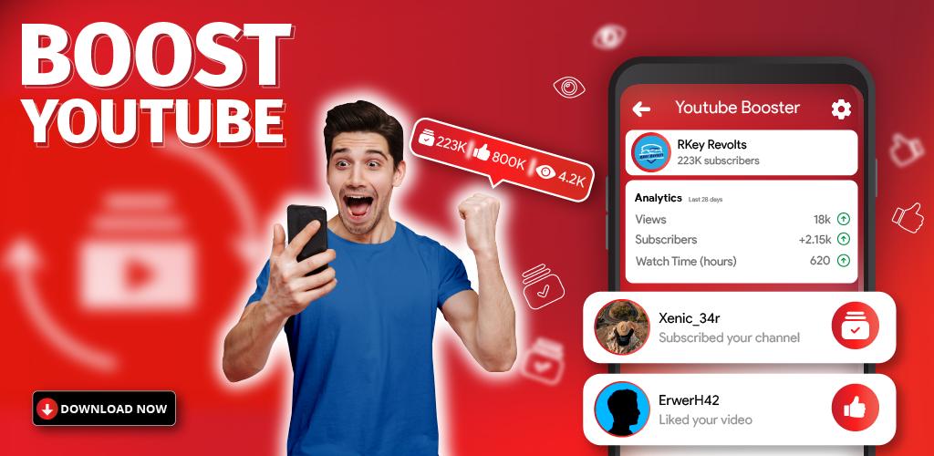 Get Real Subscribers & Views for YouTube APK