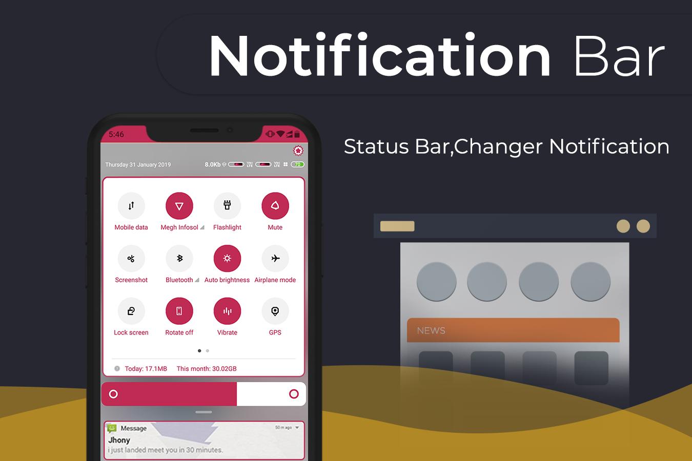 Notification Bar App