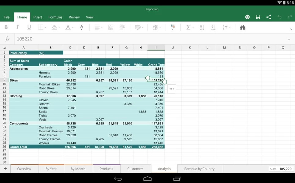 Spreadsheet App