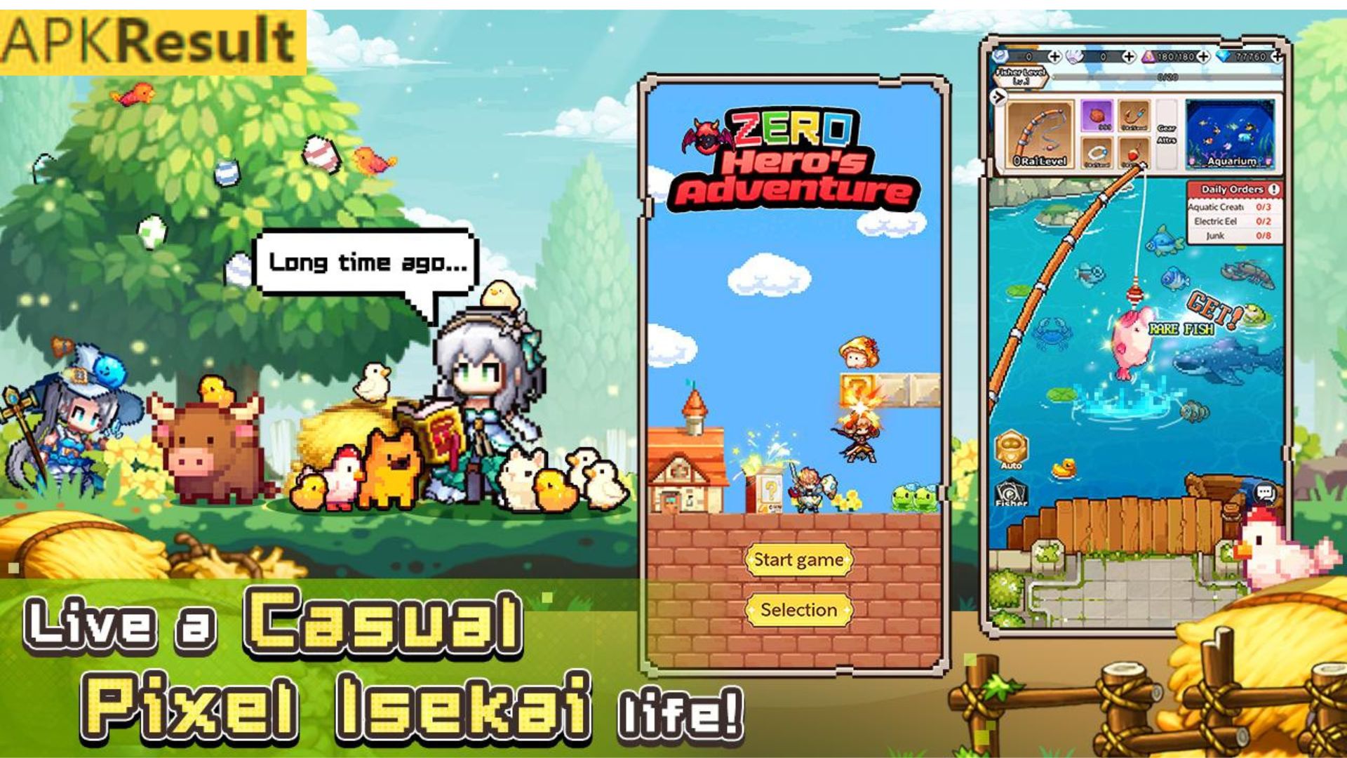 Zero to Hero Pixel Saga Mod APK