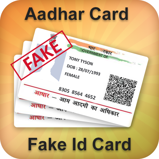 fake aadhar card id generator for android