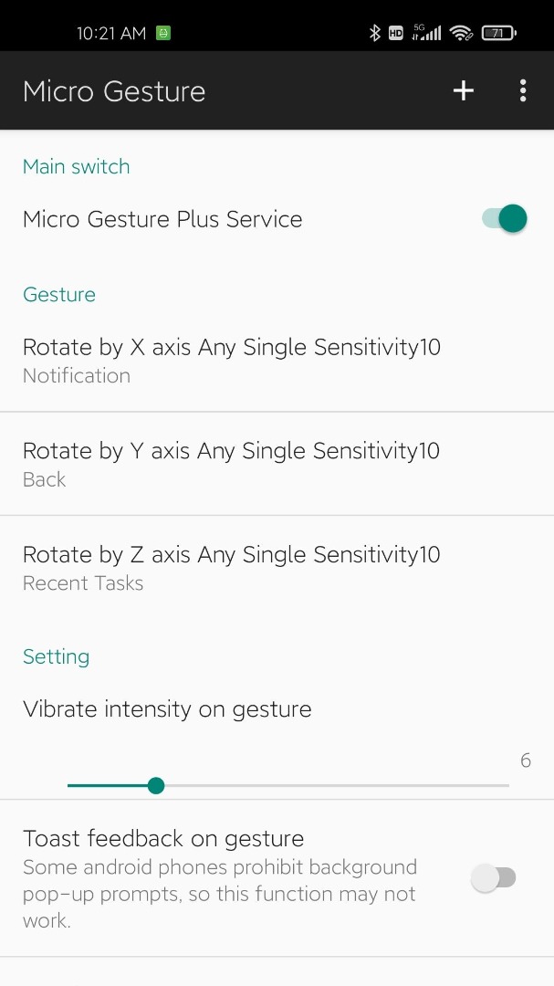 Micro Gesture APK