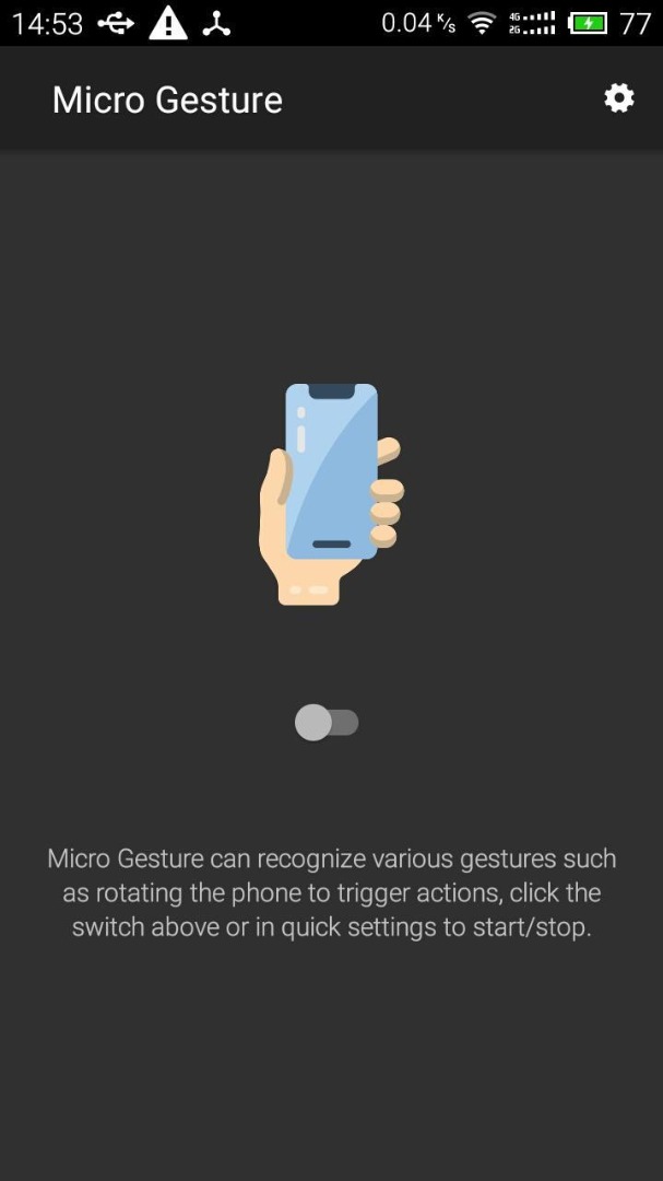 Micro Gesture App