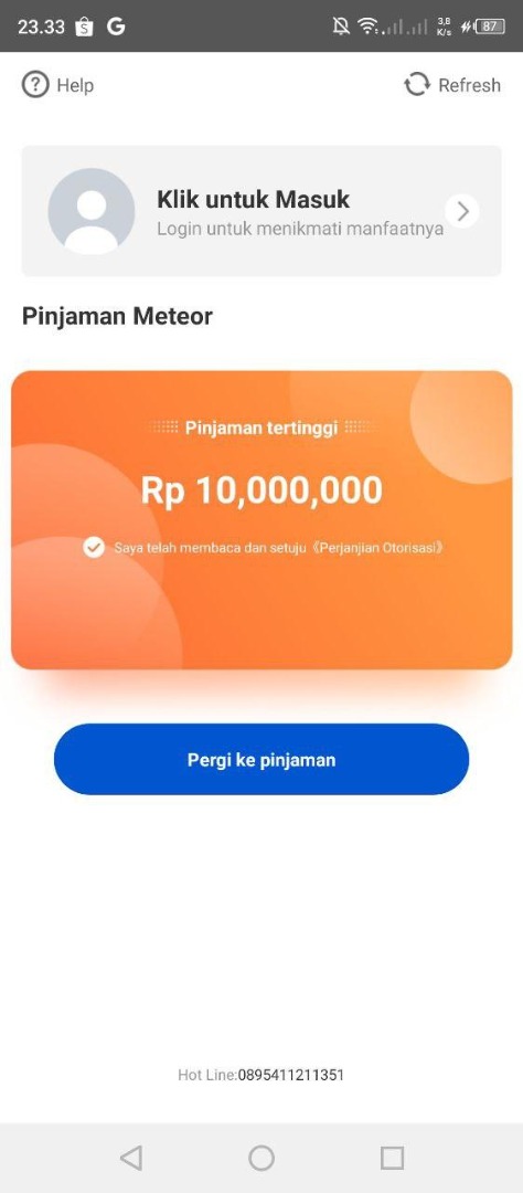 Pinjaman Meteor App Download