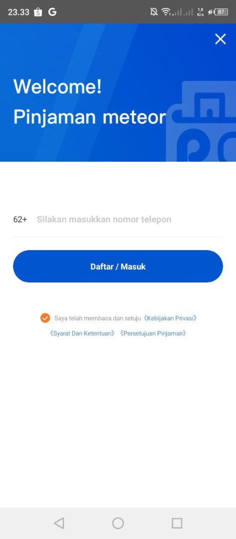 Pinjaman Meteor App