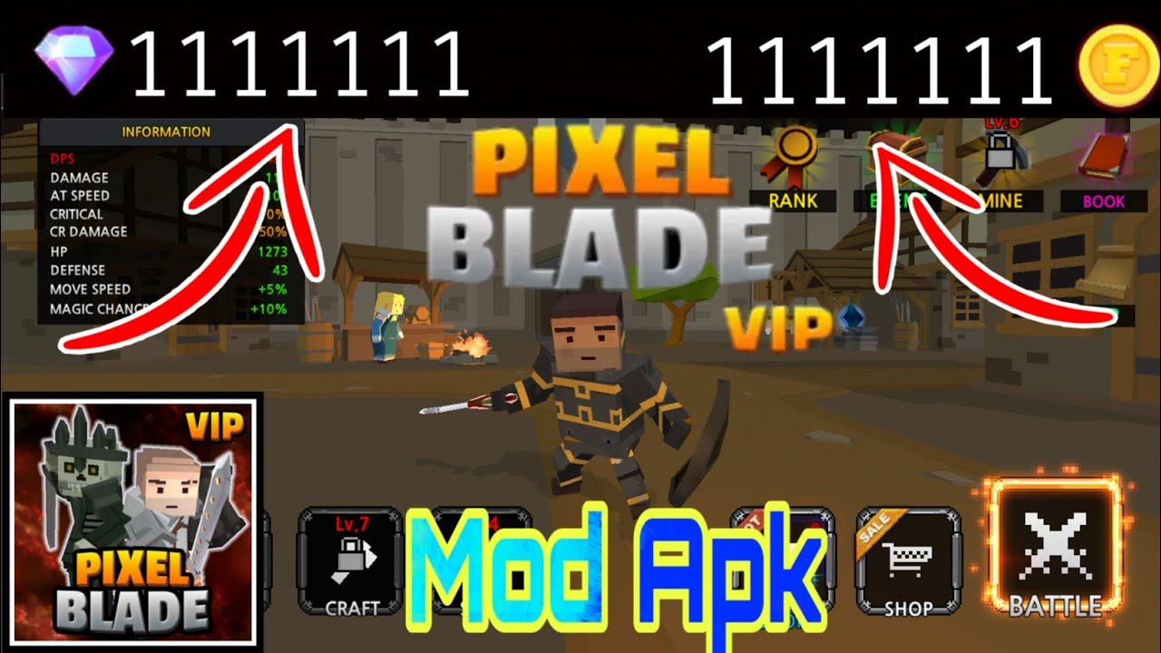 Pixel Blade M VIP Mod APK